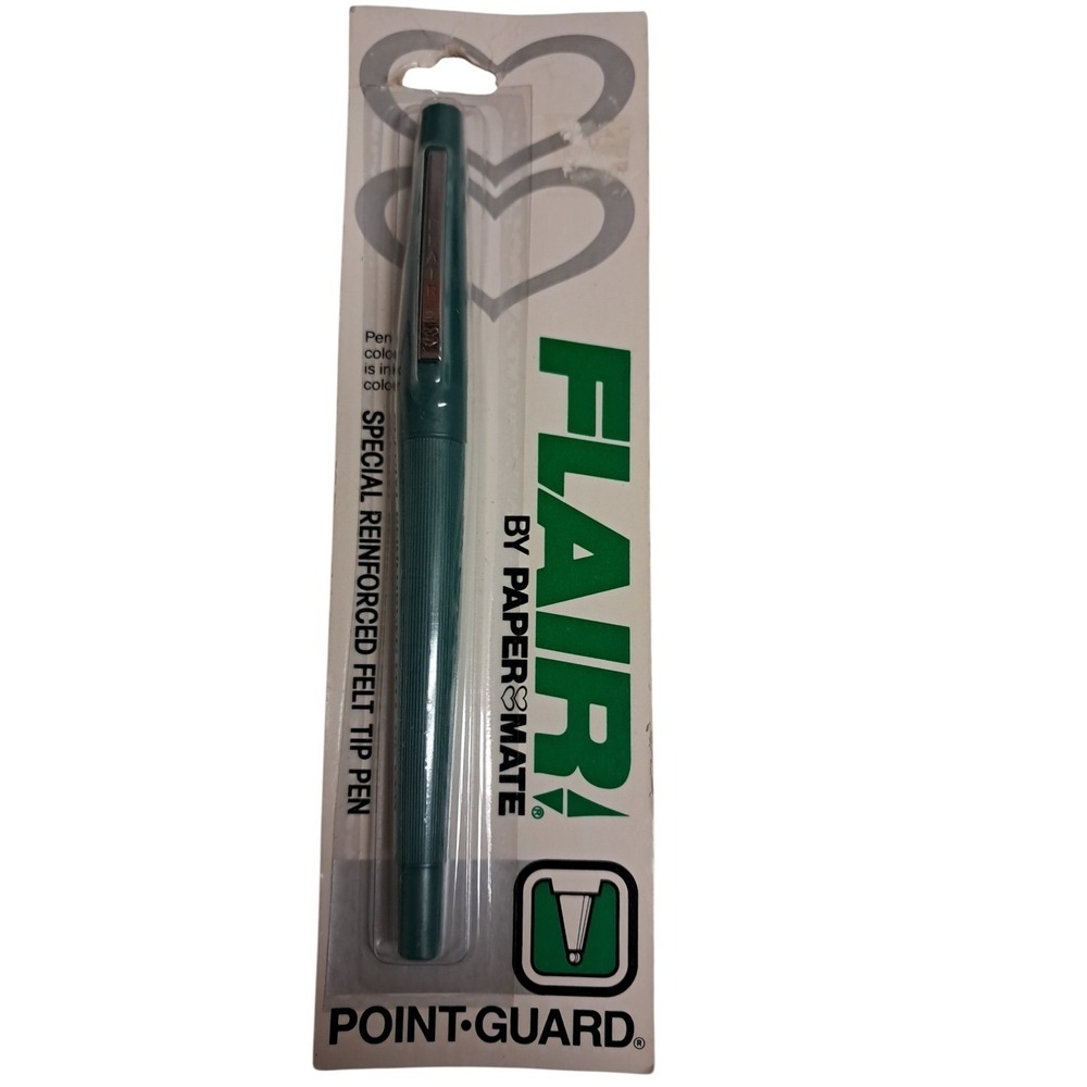 VINTAGE  1983 Paper Mate Flair Green Ink